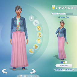 Custom Styled Look: Golden Girl logo