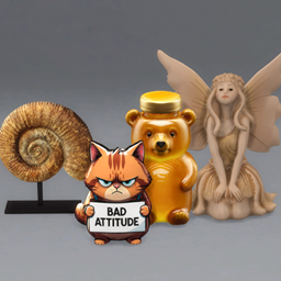 Fossil decor-honey  bear-fairy project image