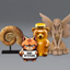 Fossil decor-honey  bear-fairy logo