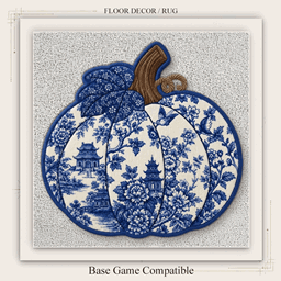 Halloween Chinoiserie / Toile Shaped Rug Set project image