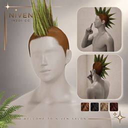 Niven Hair 55 - "Punk AF" Hair logo