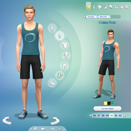 Custom Styled Look: Cobra Pose - The Sims 4 Create a Sim - CurseForge