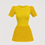 Sunny Openwork Knitted Mini Dress logo