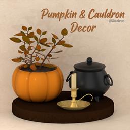 Kaziecc ~ Pumpkin & Cauldron Decor | Autumn Set project image