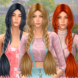 Aurum - Jade hairstyle 4 styles pack project image