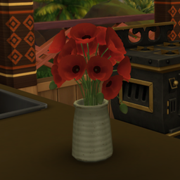 Vibrant Red Poppy Pot project image