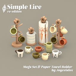 RE - Simple Live - Mugs Set & Paper Towel Holder project image
