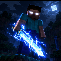 Herobrine's lightning ⚡ sword 🗡️ - Minecraft Bedrock Addons - CurseForge