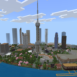 Oriental Pearl TV Tower in Shanghai, China