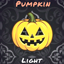 Pumpkin Halloween Light logo