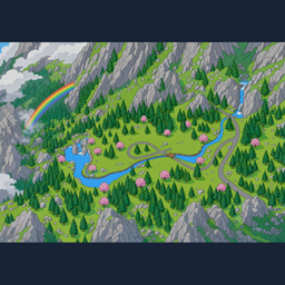 Glimmerbrook Reimagined - Cartoon Map Overhaul