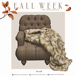 fall week: tufted chair & faux fur blanket project image