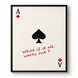 What If It All Works Out Motivational Print [VZ] project image