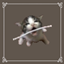 Cat biting totem logo