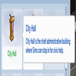 kiarasims City Hall Lot Trait/ translation spanish by Monisims project image