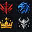 Faction player side by ard logo
