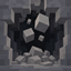 CAVED IN logo