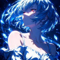 Ayanami Rei UI | Animated Anime Menu logo