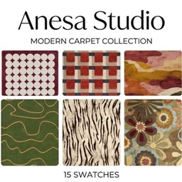Botanical & Abstract: Modern Carpet Collection(15 Swatches)