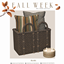 fall week: marble candle and wicker basket logo