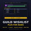 Guild Wishlist plus for raids logo