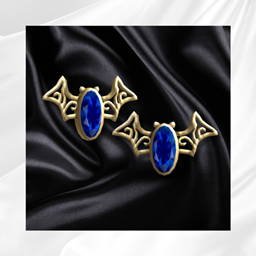 Bat Sapphire Gold Earrings project image