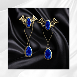 Bat Sapphire Earrings v2 project image