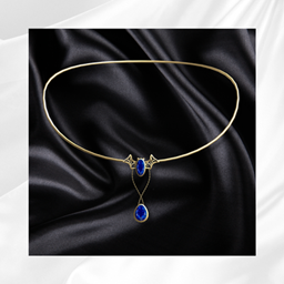 Bat Sapphire Necklace project image