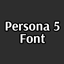 Persona 5 Font logo