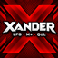 Xander LFG, M+ and QOL logo
