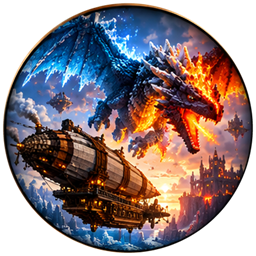 Create Aeronautics - Ice and Fire logo