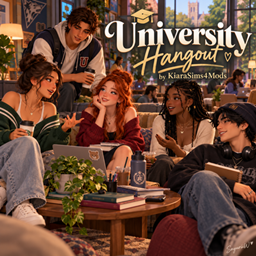 PTBR University Hangout Lot Trait by KiaraSims4Mods project image