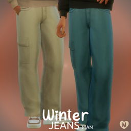 Minimalist-CC Winter Jeans | Maxis Match Male Clothing | Swatches project image