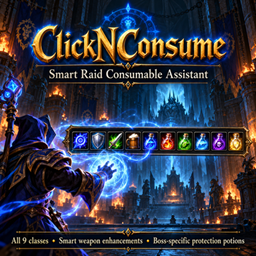 ClickNConsume – Raid Consumables & Buff Tracker project image