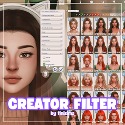 CAS Creator Filter | Mod by tinisims logo