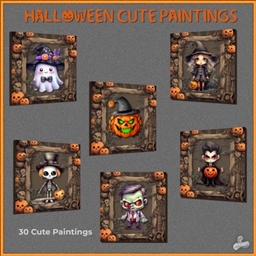 Halloween Cute Paintings project image