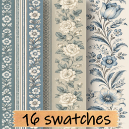 Victorian Rose Elegance Wallpaper project image
