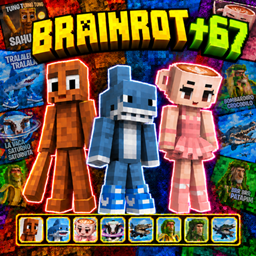 Brainrot Meme Skin +67 Funny - Gallery - Minecraft Bedrock Skins ...