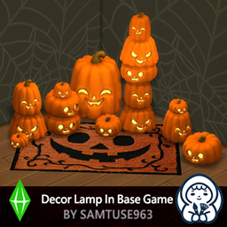 Cute Halloween Pumpkin Head Lamp Set project image