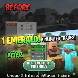 Cheap & Infinite Villager Trading [Achievement Friendly] - Minecraft ...