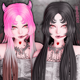 Cored Hair