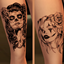 Sugar Skull Woman Tattoos logo