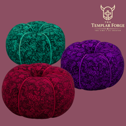 Cozy lace pouf project image