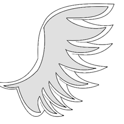 Angel wings craft project image