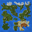 Wandering Isles - Custom Terrain Survival Map