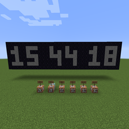 Smallest Digital Clocks - Minecraft Worlds - CurseForge