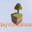 Simplified SkyWorldBlock logo