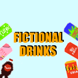 fictional drinks logo