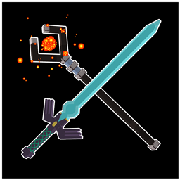Combat but in 3D logo