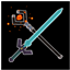 Combat but in 3D logo